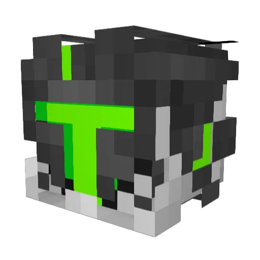 Stargaezia Minecraft avatar head, 3D render
