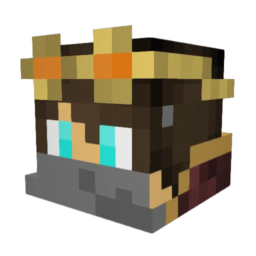 Stargazer0 Minecraft avatar head, 3D render