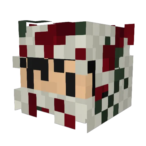 Stargout Minecraft avatar head, 3D render