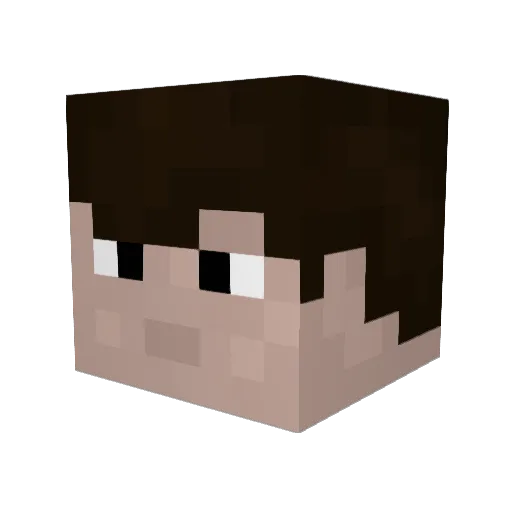 Stargrasper Minecraft avatar head, 3D render