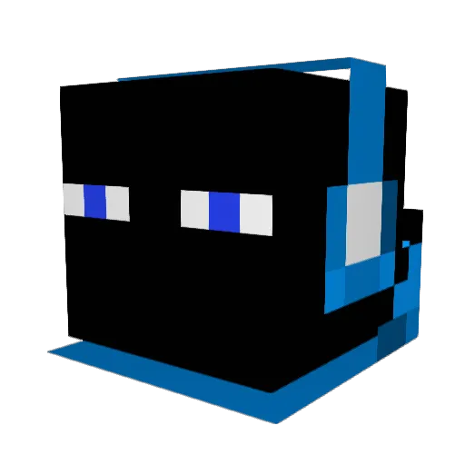 Starhunter1 Minecraft avatar head, 3D render