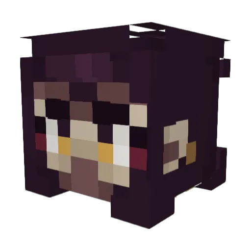 StariiiKat Minecraft avatar head, 3D render