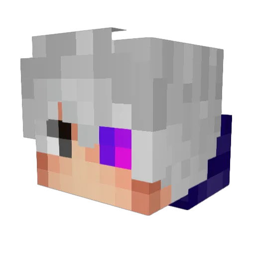 StarikD Minecraft avatar head, 3D render