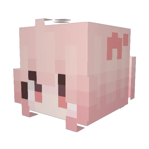 StariyLu Minecraft avatar head, 3D render