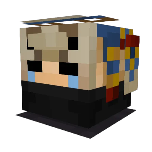 Starjacks1 Minecraft avatar head, 3D render