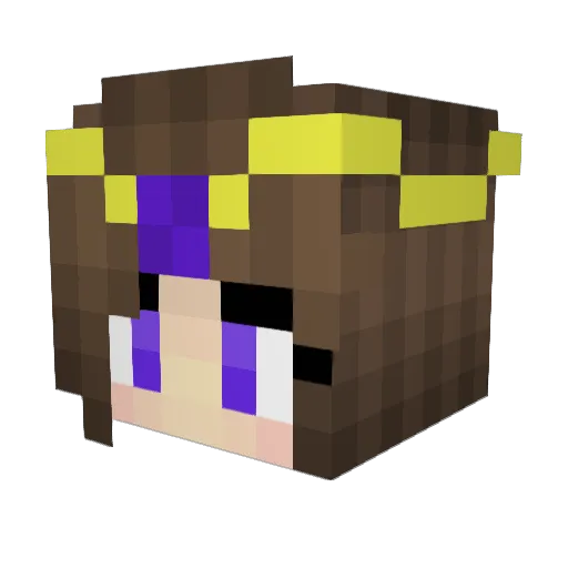 Stark188 Minecraft avatar head, 3D render