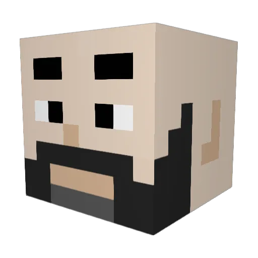 Minecraft-Avatar von Stark452: Kopf als 3D-Render
