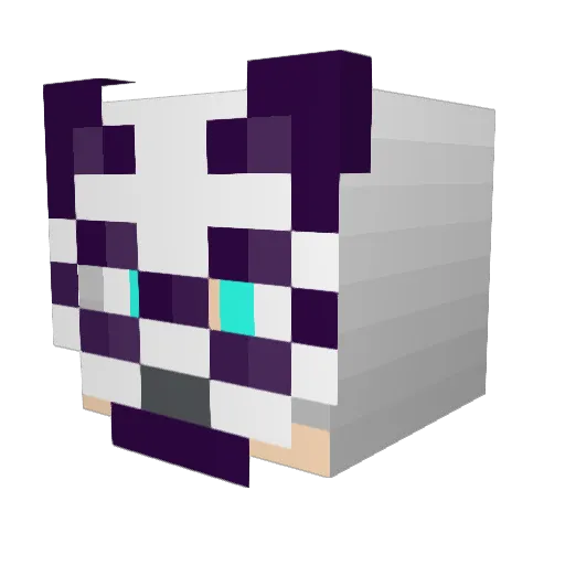 Stark_Amor Minecraft avatar head, 3D render
