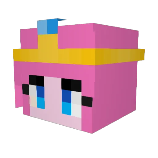 Stark_Raven_ Minecraft avatar head, 3D render
