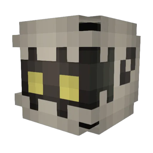 Starkahs Minecraft avatar head, 3D render