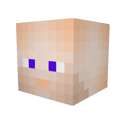 StarkerMann69 Minecraft avatar head, 3D render