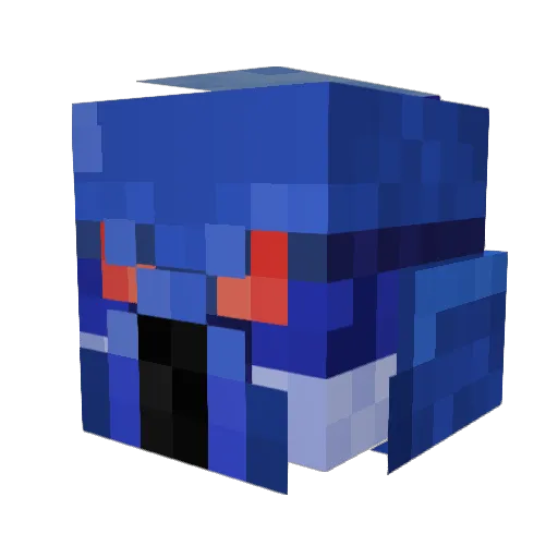 Starkiller117 Minecraft avatar head, 3D render