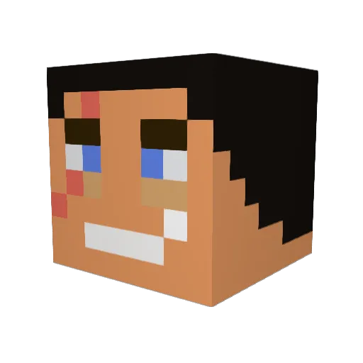 Starkiller3592 Minecraft avatar head, 3D render
