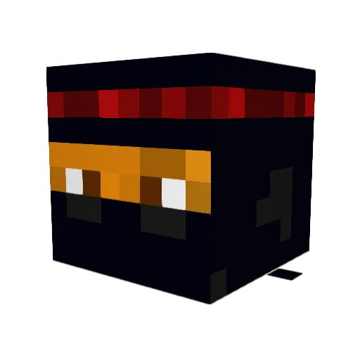 Starkiller52000 Minecraft avatar head, 3D render