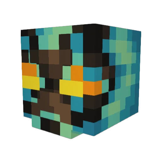Starkiller6614 Minecraft avatar head, 3D render