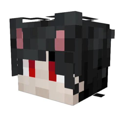 StarkillerVV Minecraft avatar head, 3D render