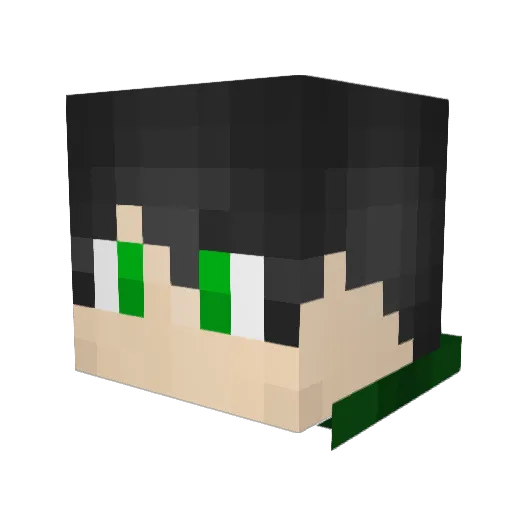 Starleen_ Minecraft avatar head, 3D render