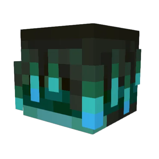 StarlessKnights Minecraft avatar head, 3D render