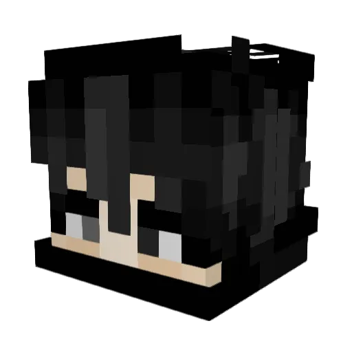 Starlifter_ Minecraft avatar head, 3D render