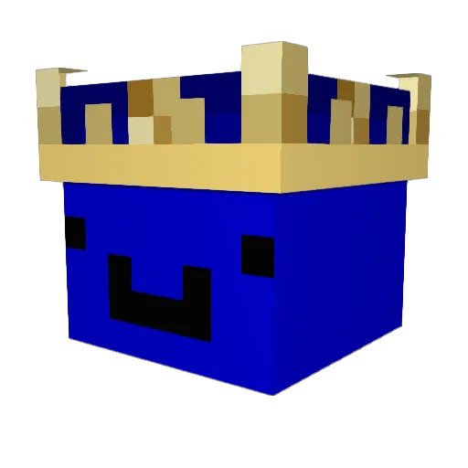 StarlighPrincess Minecraft avatar head, 3D render
