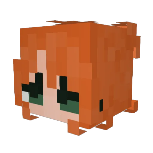 Starlight_Myst Minecraft avatar head, 3D render