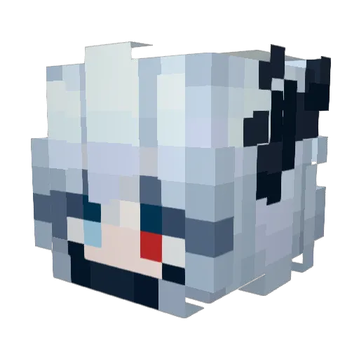 StarlingJr Minecraft avatar head, 3D render
