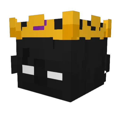 Starllix Minecraft avatar head, 3D render