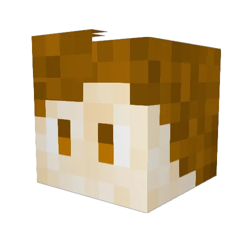 Starlord4917 Minecraft avatar head, 3D render