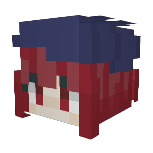 Starlox45 Minecraft avatar head, 3D render