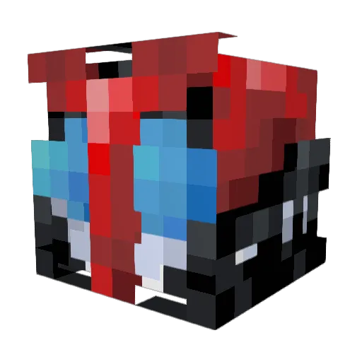 Starly1453 Minecraft avatar head, 3D render