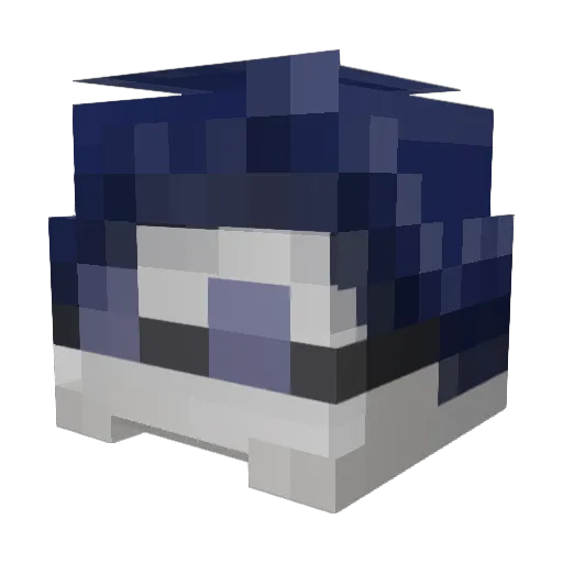 Starmark_008 Minecraft avatar head, 3D render