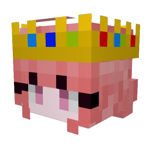 Starpigeon Minecraft avatar head, 3D render