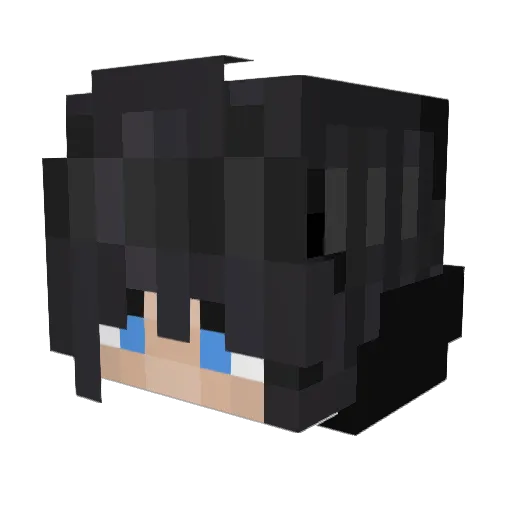 StarrGaazer35 Minecraft avatar head, 3D render