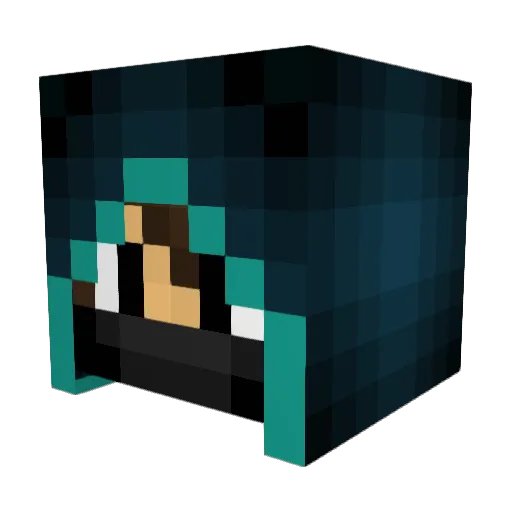Starrenightz Minecraft avatar head, 3D render