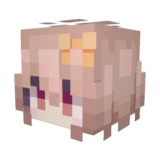 Starry6202 Minecraft avatar head, 3D render