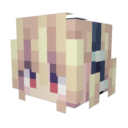 StarryNight1415 Minecraft avatar head, 3D render