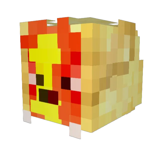StarryRapier29 Minecraft avatar head, 3D render