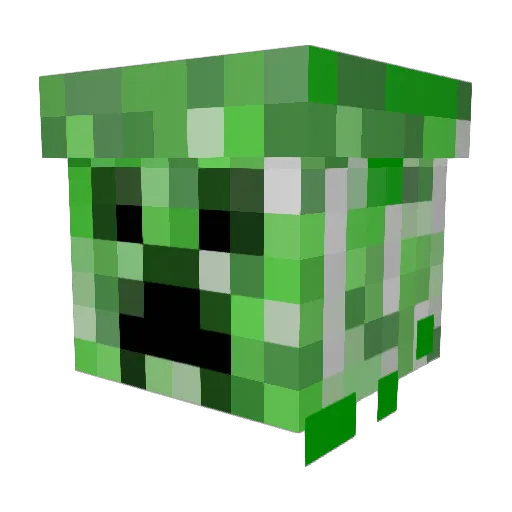 StarrySiren Minecraft avatar head, 3D render