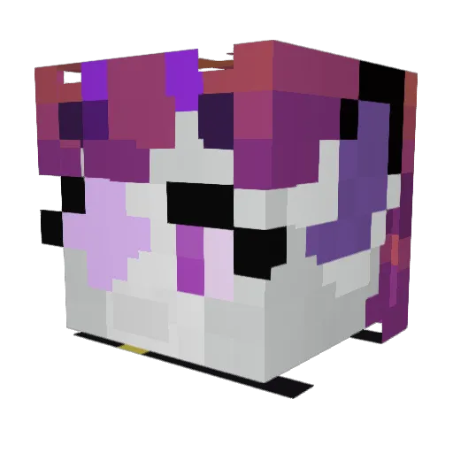 StarryWild Minecraft avatar head, 3D render