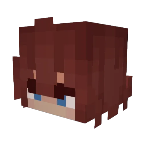 Starry_Allys Minecraft avatar head, 3D render