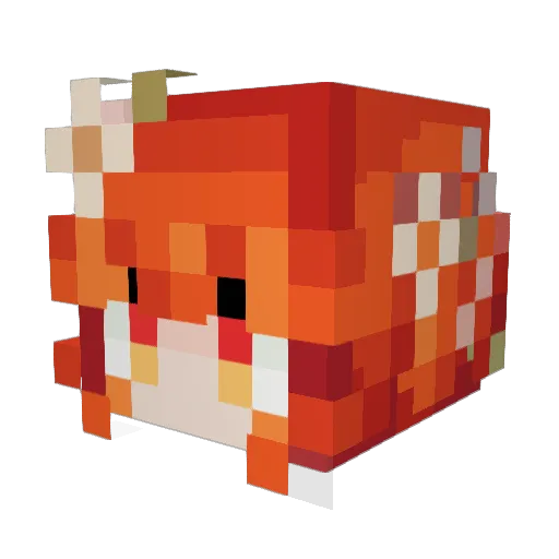 Starry_Flame Minecraft avatar head, 3D render