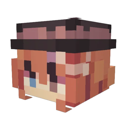 Starry_Oasis Minecraft avatar head, 3D render