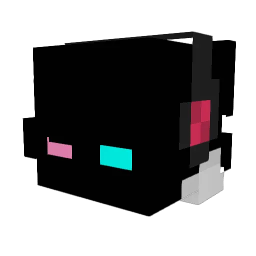 Stars_Sparkle Minecraft avatar head, 3D render