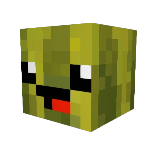 Starsh2p Minecraft avatar head, 3D render