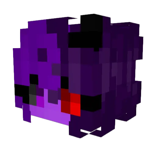 Starshiex Minecraft avatar head, 3D render