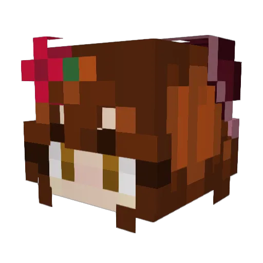 Starshine238 Minecraft avatar head, 3D render