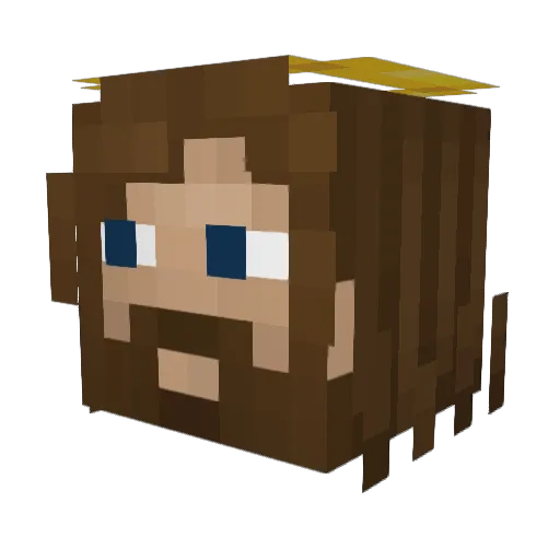 Starsky122 Minecraft avatar head, 3D render