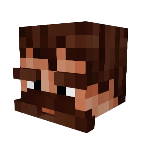 Starsparkle212 Minecraft avatar head, 3D render