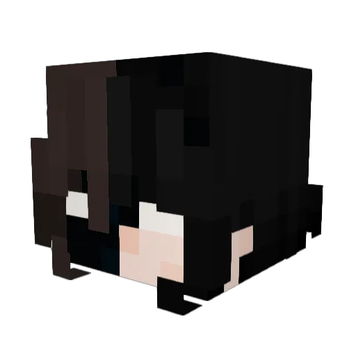 Starstie Minecraft avatar head, 3D render
