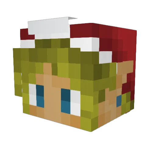 Starstroyer125C Minecraft avatar head, 3D render